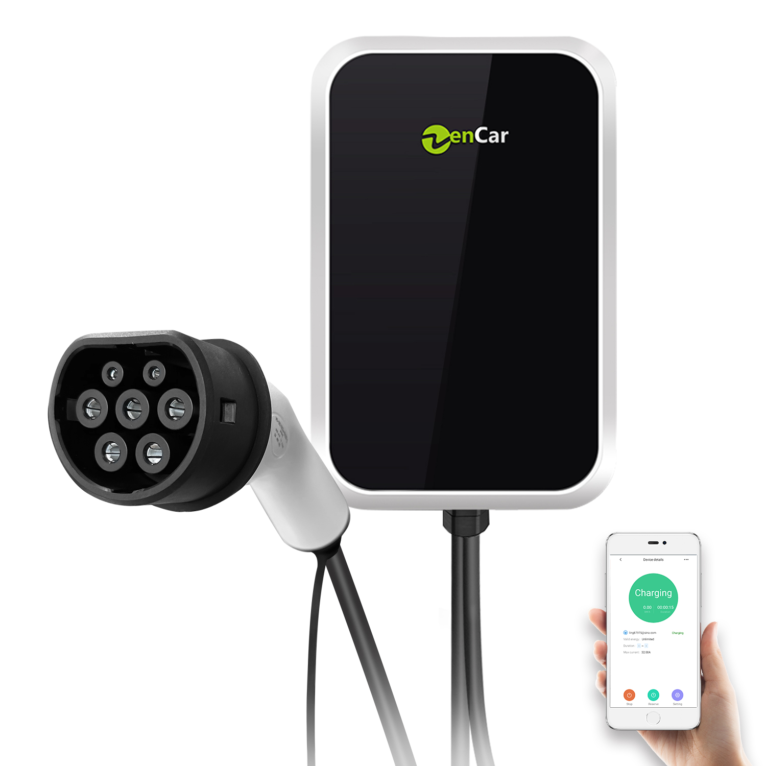 7kW 11kW AC EV Charging Statio - огляд і ціна 22Kw Wallbox Type 2 Ocpp Rfid