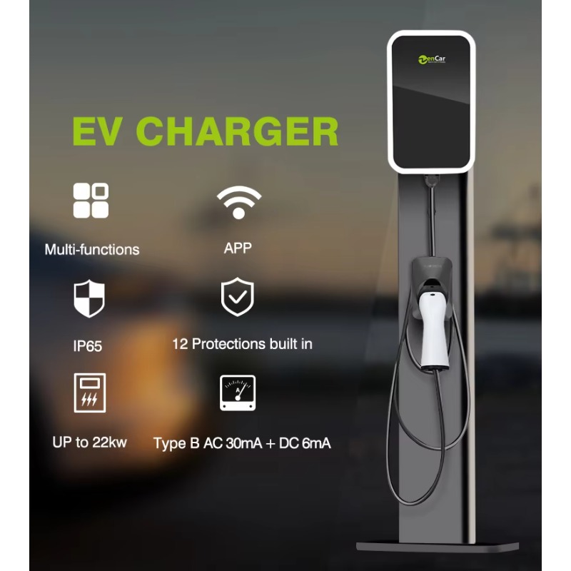 7kW 11kW AC EV Charging Statio - огляд і ціна 22Kw Wallbox Type 2 Ocpp Rfid