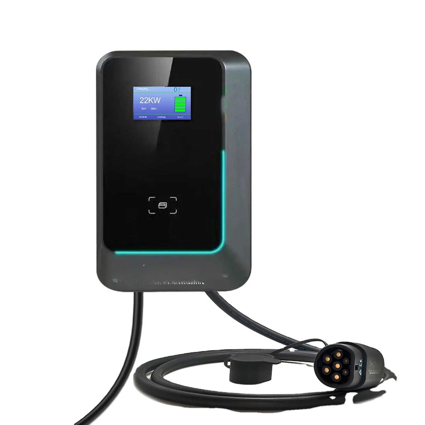 2025 Hot Sale 7kw/11kw/22kw AC - огляд і ціна 22Kw Wallbox Type 2 Ocpp Rfid