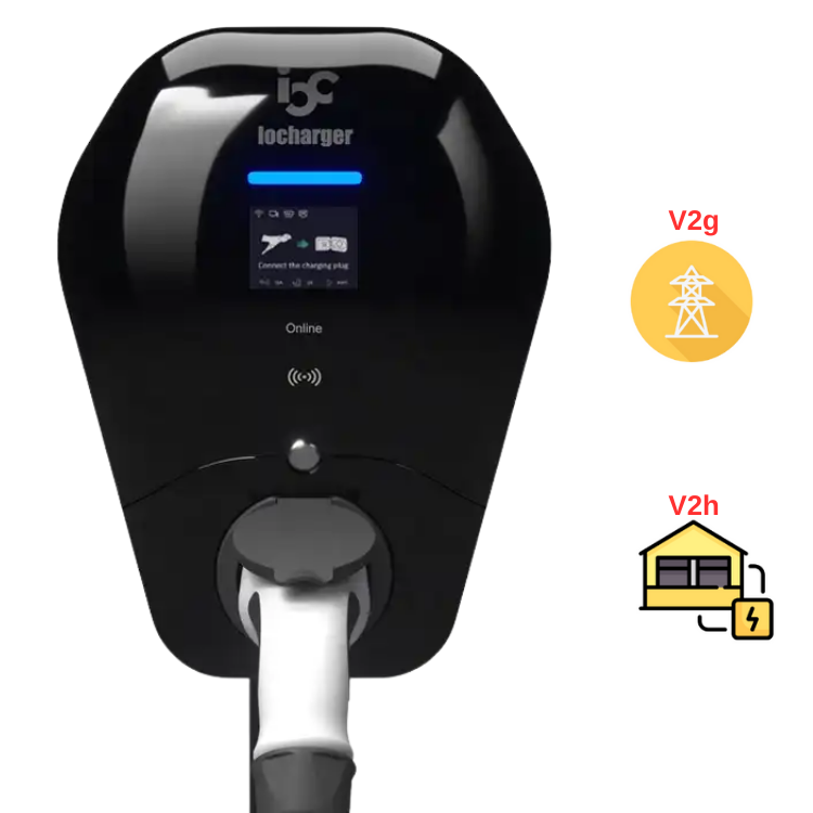 OCPP 2.0.1 ISO15118 Plug and C - огляд і ціна V2H Bidirectional Ev Charger 7Kw