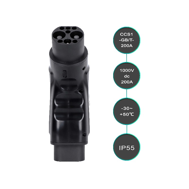 Ccs2 to Gb/T Electric Vehicle  - огляд і ціна Gb/T To Ccs2 200A Fast Charging Adapter