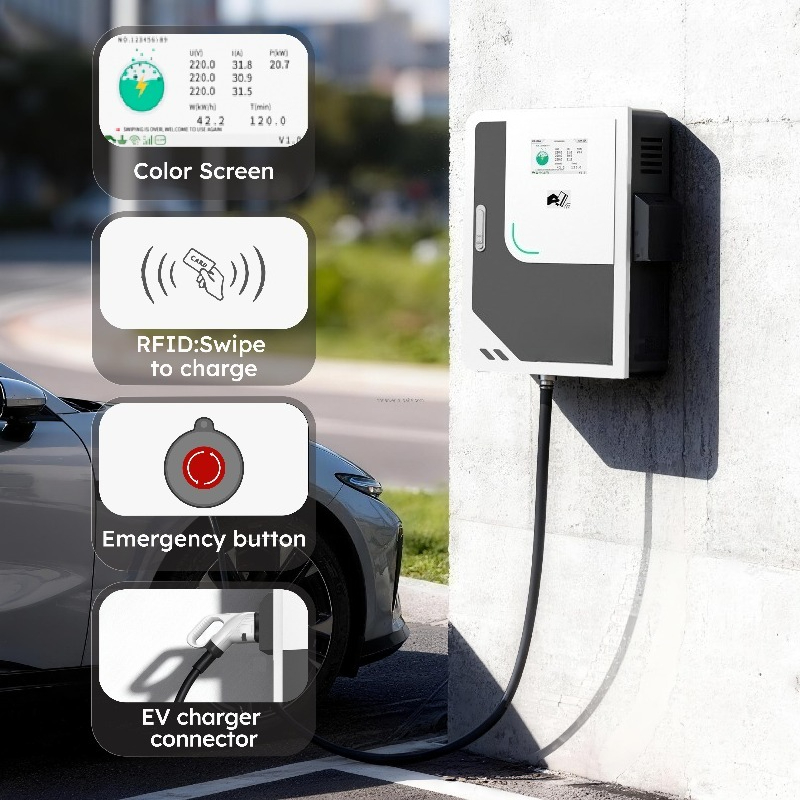 PENODA 30kw 40kw Ocpp 4G WIFI  - огляд і ціна Dc Fast Charger 30Kw Wallbox Commercial