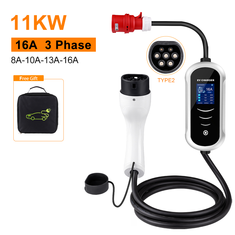 IPENGEN Type 2 Portable EV Cha - огляд і ціна Portable Ev Charger 32A Type 2 Cee Plug