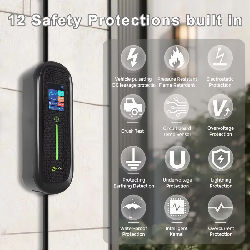 7kW 32A Type 2 Portable EV Cha - огляд і ціна Portable Ev Charger 32A Type 2 Cee Plug