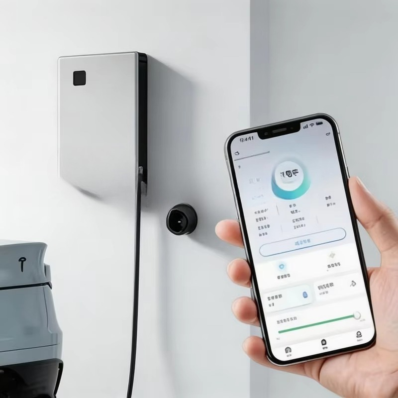 E-Car DC EV Charger Wall Mount - огляд і ціна V2H Bidirectional Ev Charger 7Kw