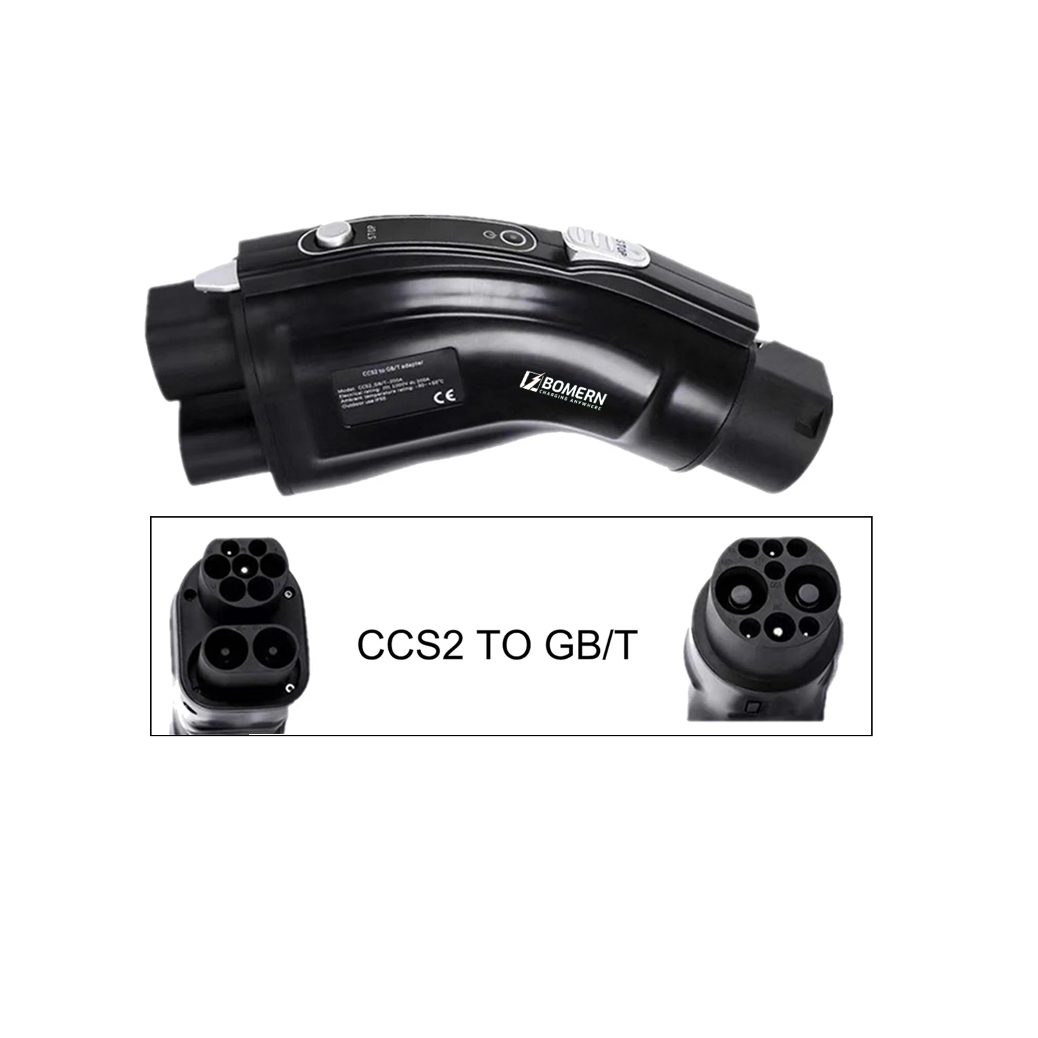 New 200A Electric Vehicle CCS2 - огляд і ціна Gb/T To Ccs2 200A Fast Charging Adapter