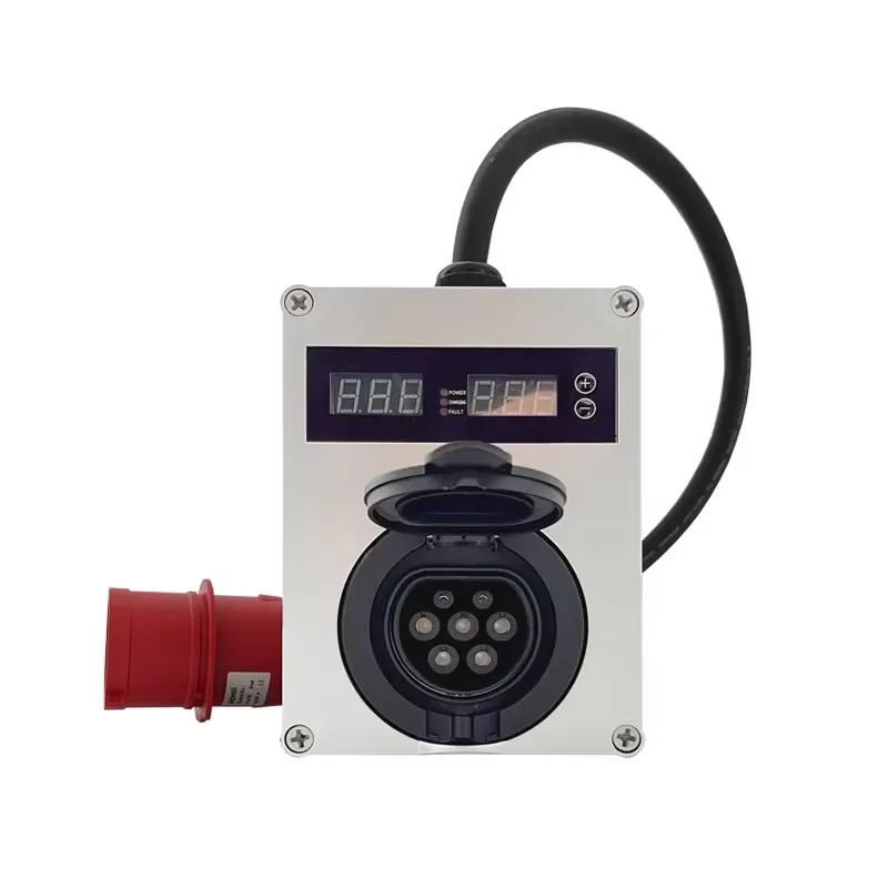 Mini 16A 32A Smart App Electri - огляд і ціна Portable Ev Charger 32A Type 2 Cee Plug