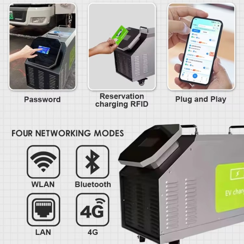 Home Use Mobile DC EV Charger  - огляд і ціна Portable Dc Fast Charger 20Kw Ccs2