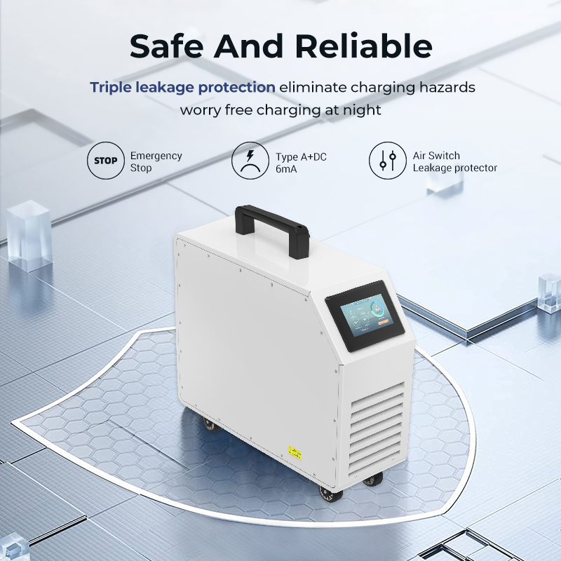 20kw Movable Charging Station  - огляд і ціна Portable Dc Fast Charger 20Kw Ccs2