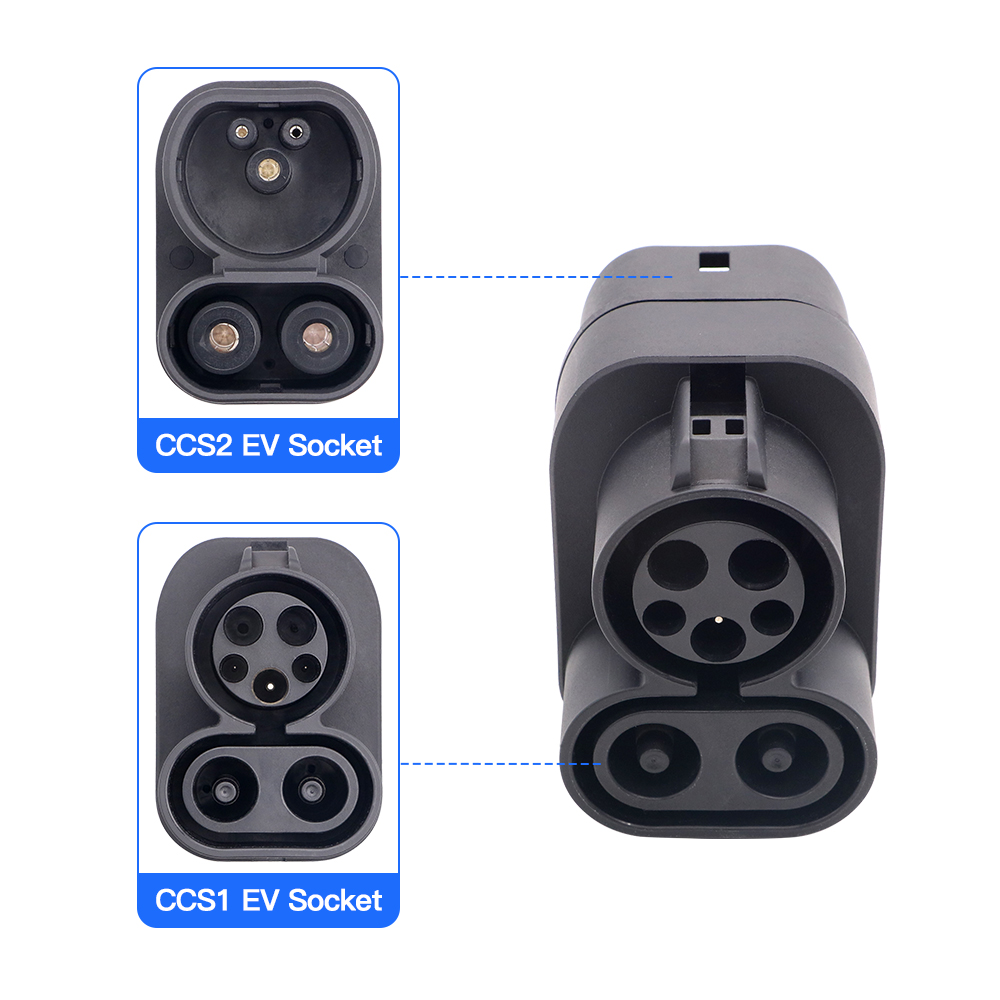 CCS1 to CCS2 EV Charger Adapte - огляд і ціна Ccs2 To Ccs1 Fast Charge Adapter 250Kw